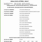 kerala lottery result net